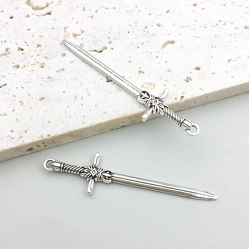 6:1 ancient silver sword 12*49mm-1.6g-16192