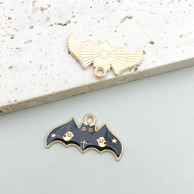 13:1 Dropping Oil Halloween Bat 25*13mm-1.1g-15388