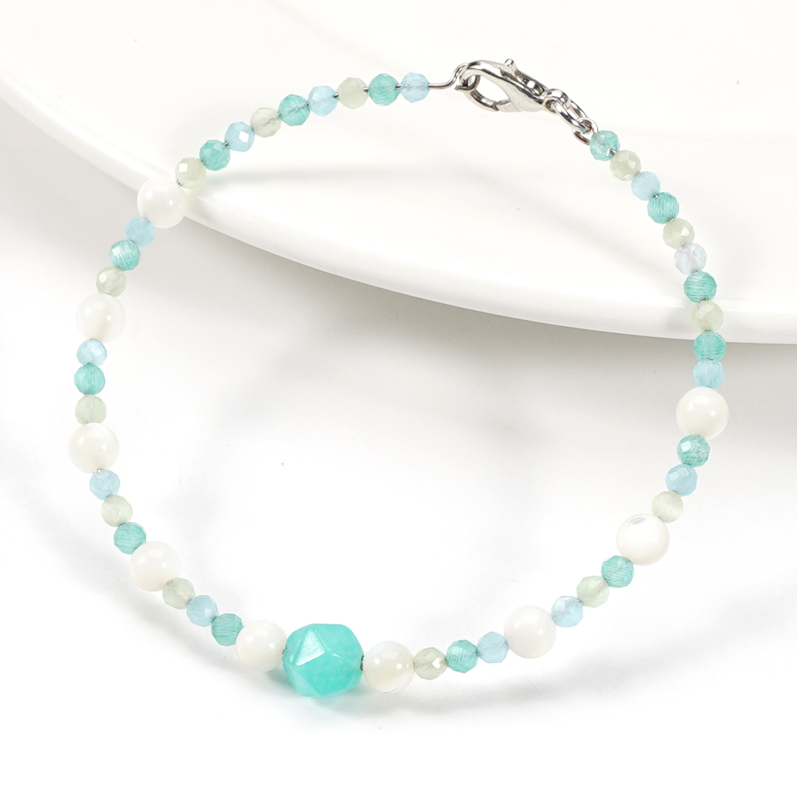 1:Aquamarine Bracelet
