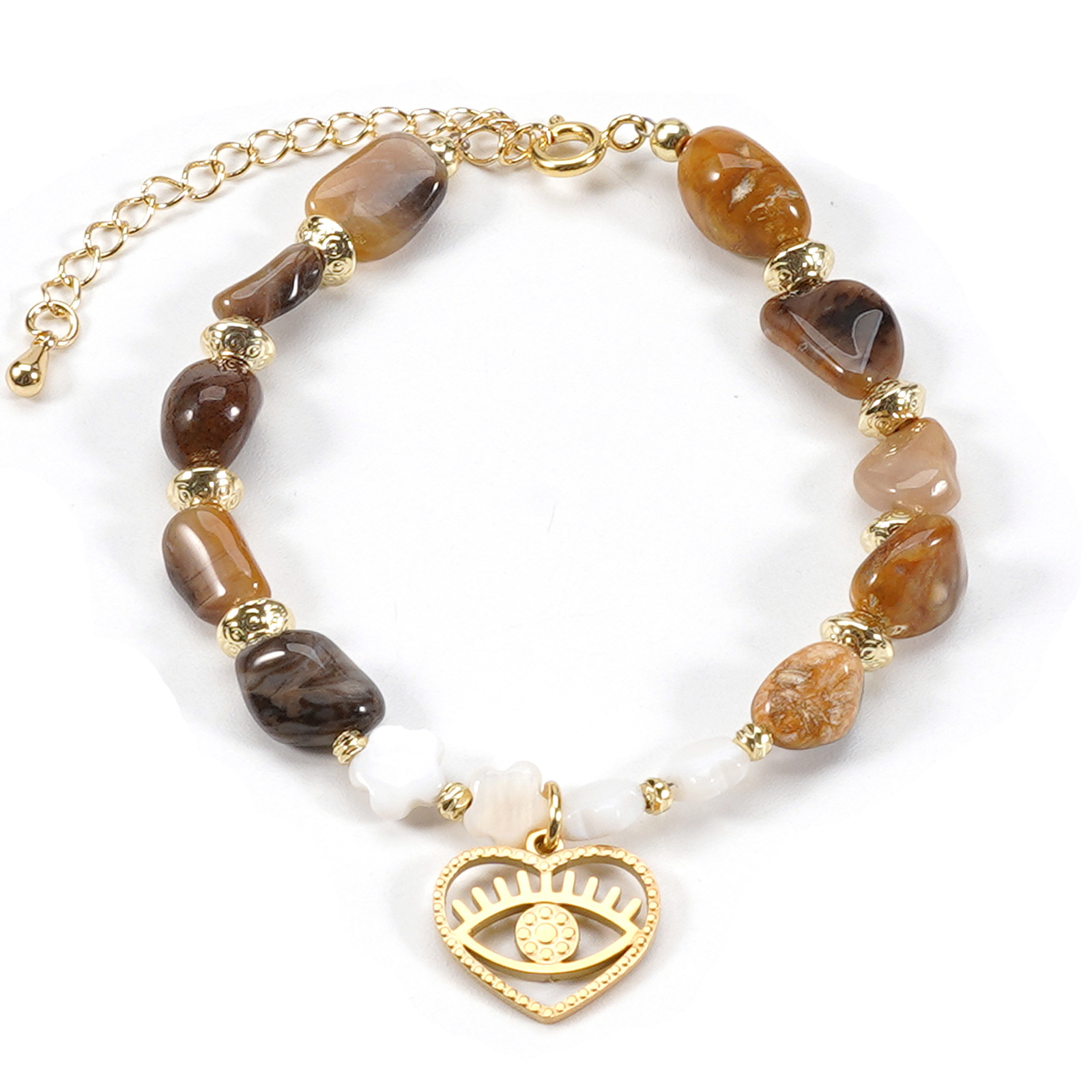 1:Plum Blossom Shell Bracelet