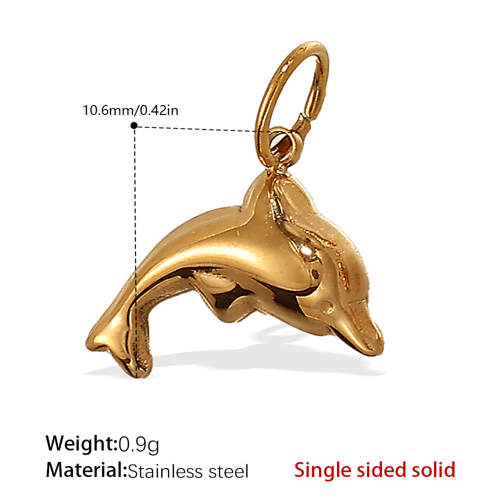 11:Pj305g solid gold pendant