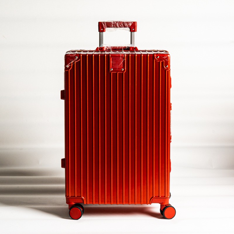 All red all aluminum frame dowry box