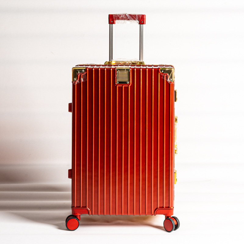 Golden all-aluminum frame wedding box