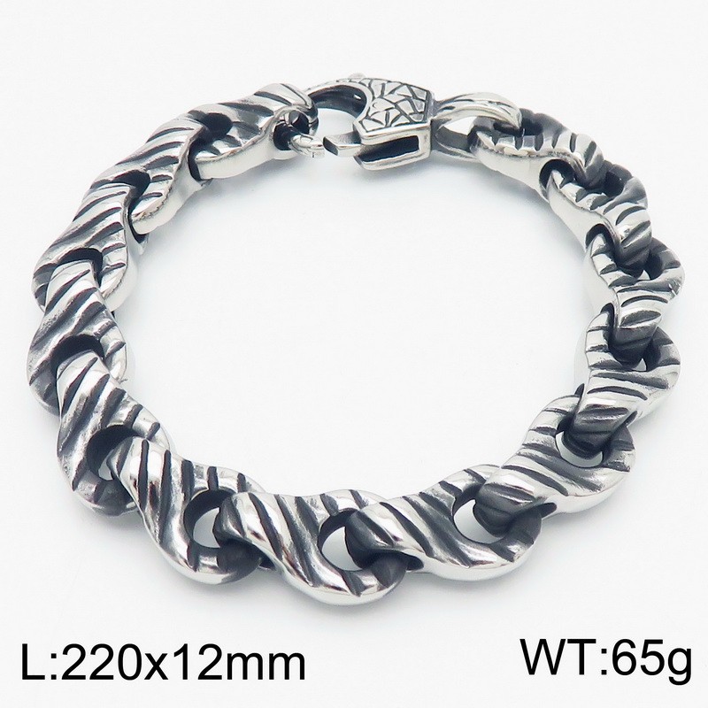 1:Steel color bracelet