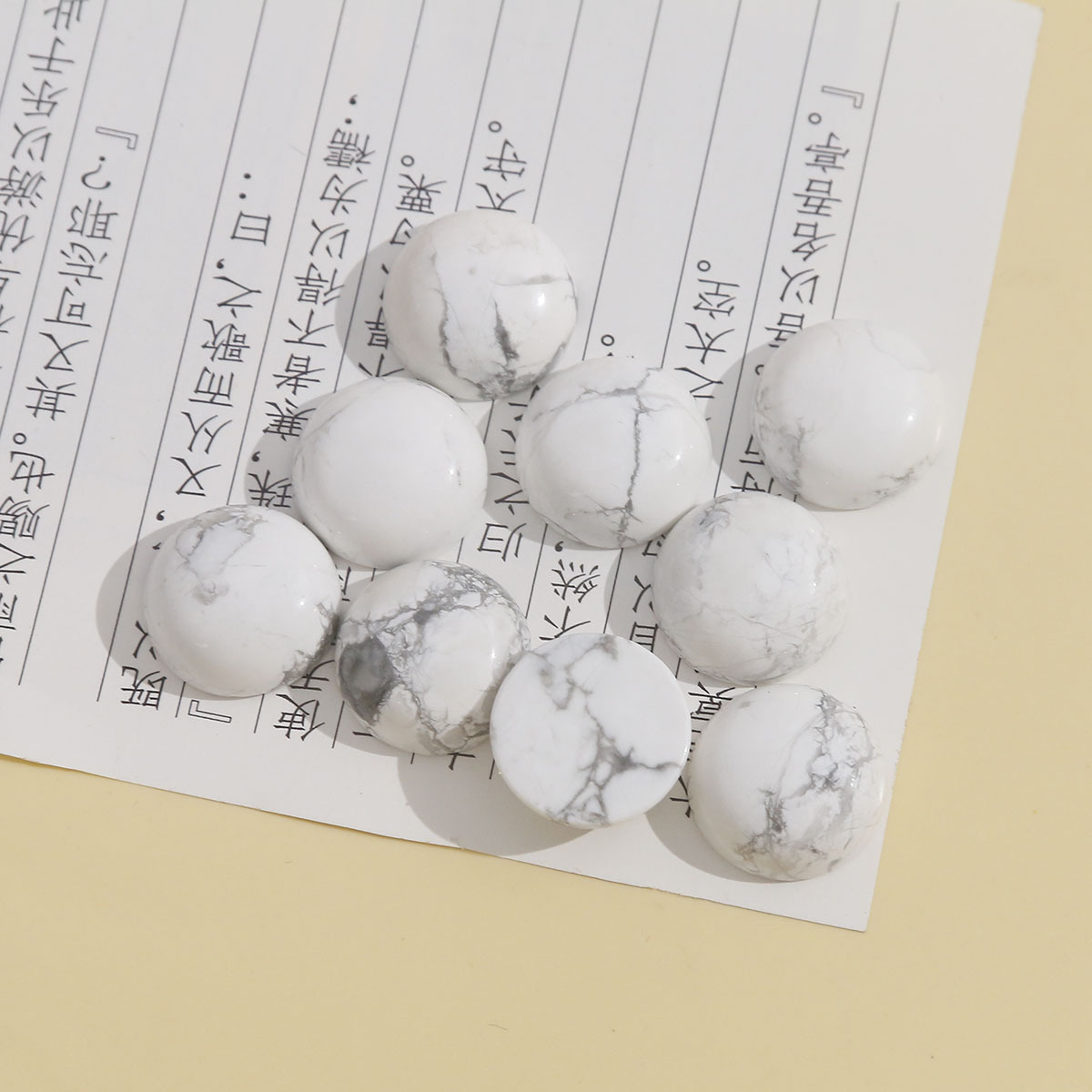 6:One white turquoise (thickness about 7mm)