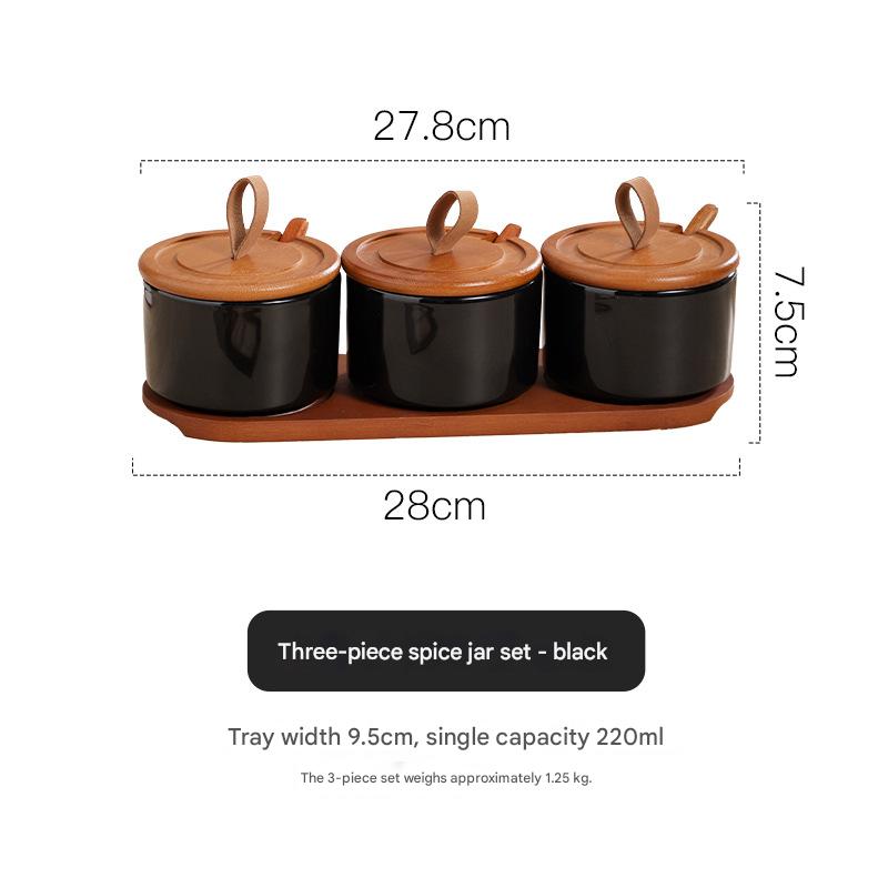 Black three-piece set