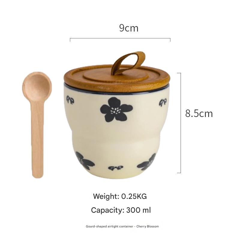Single gourd/can   wooden spoon (sakura)