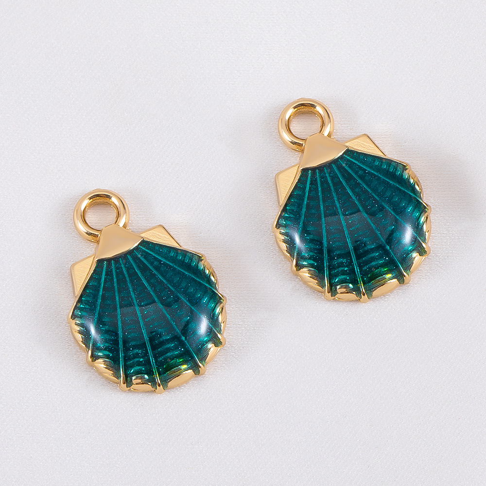 Shell - Dark green -13x18.4