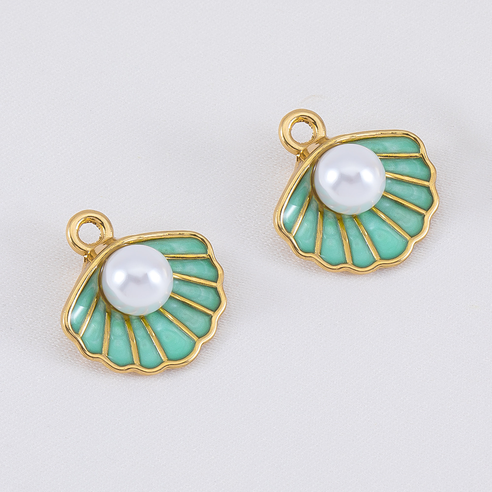 2:贝壳珍珠-绿色-15.8x14.4