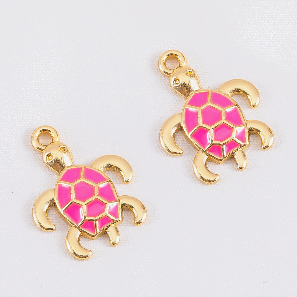 Turtle - rose red -15.4x20