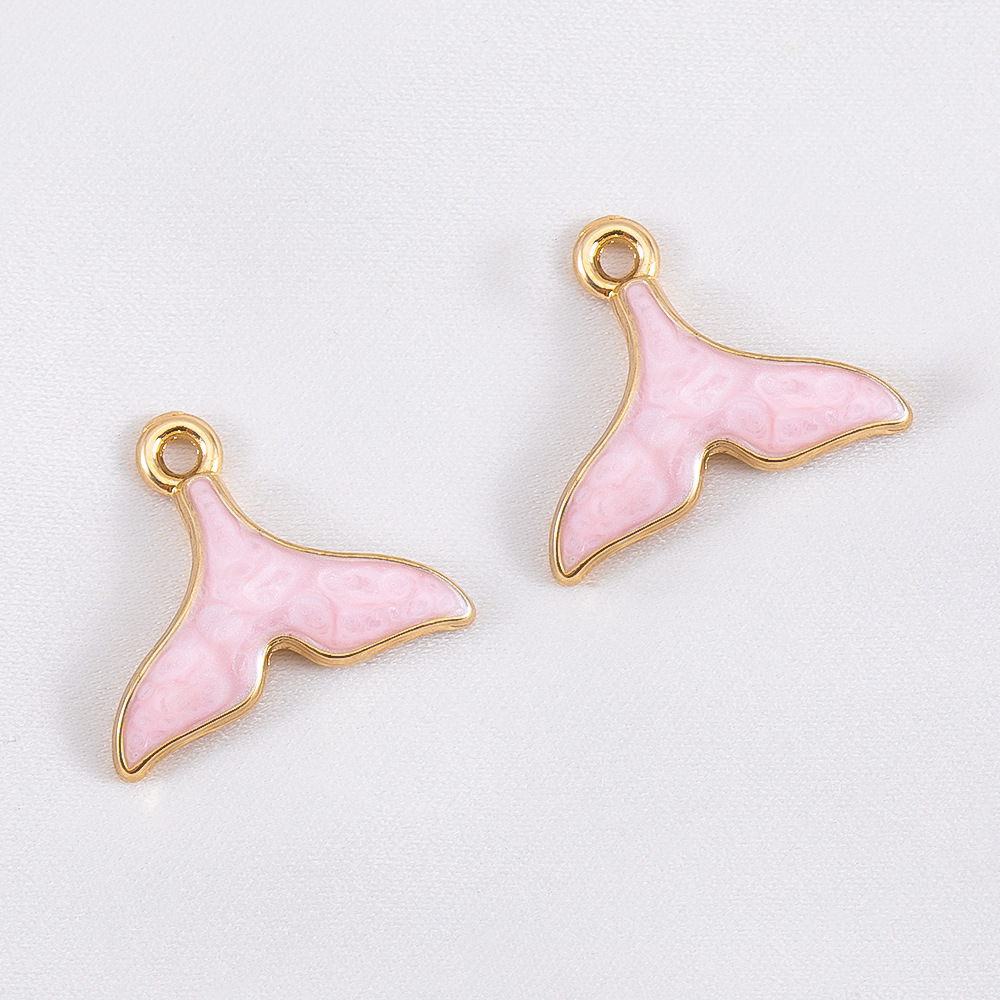 Human fish tail - light pink -17.5x15