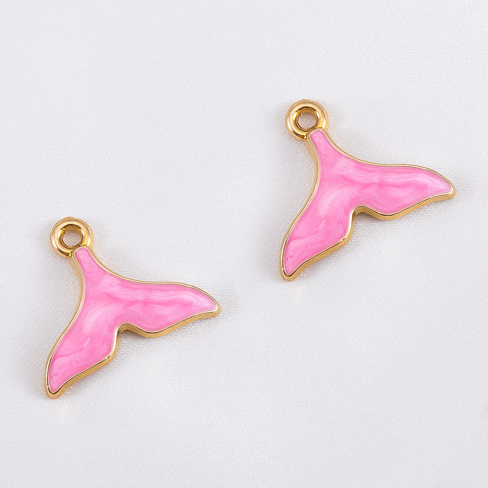 16:Human fish tail - pink -17.5x15