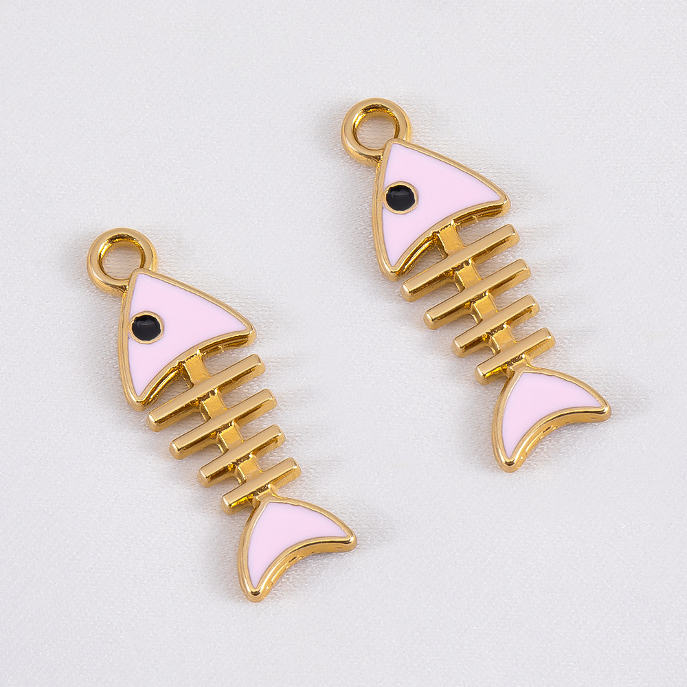 17:Fish bone - light pink -8.5x24