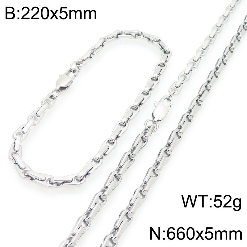 Steel-colored bracelet