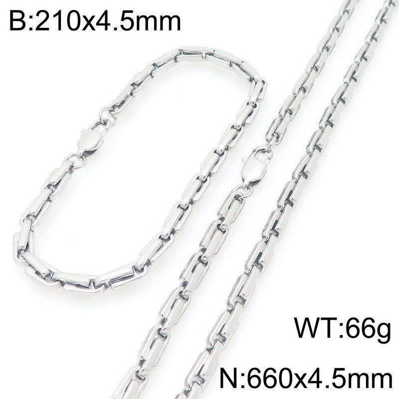 Steel-colored bracelet