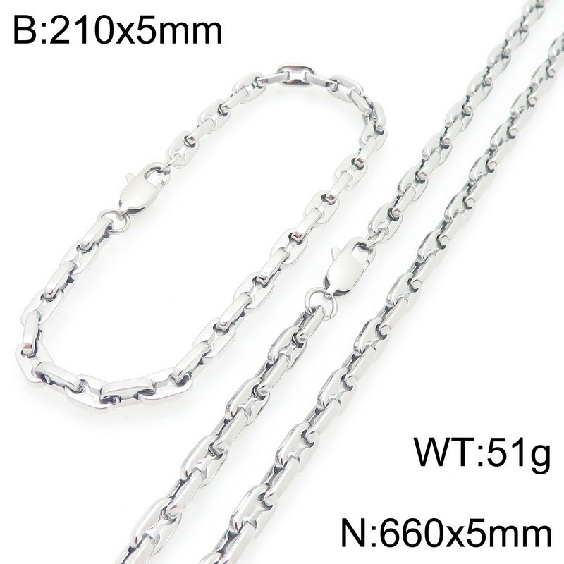 Steel-colored bracelet
