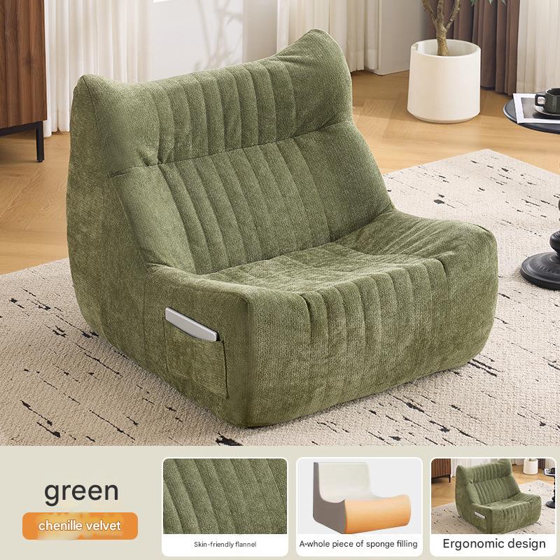 Green chenille