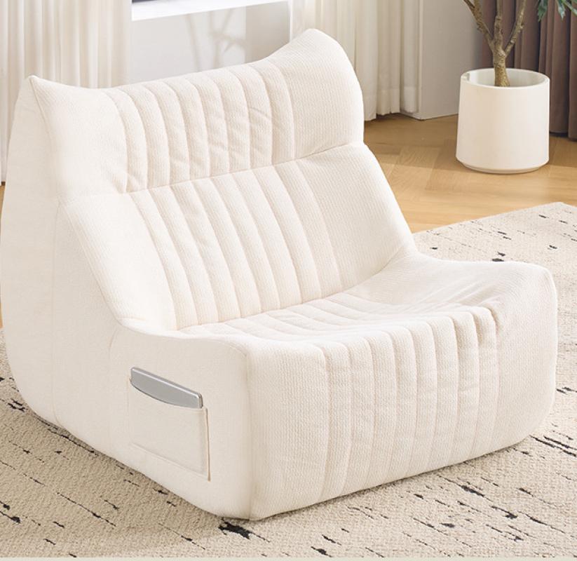 Off-white chenille velvet