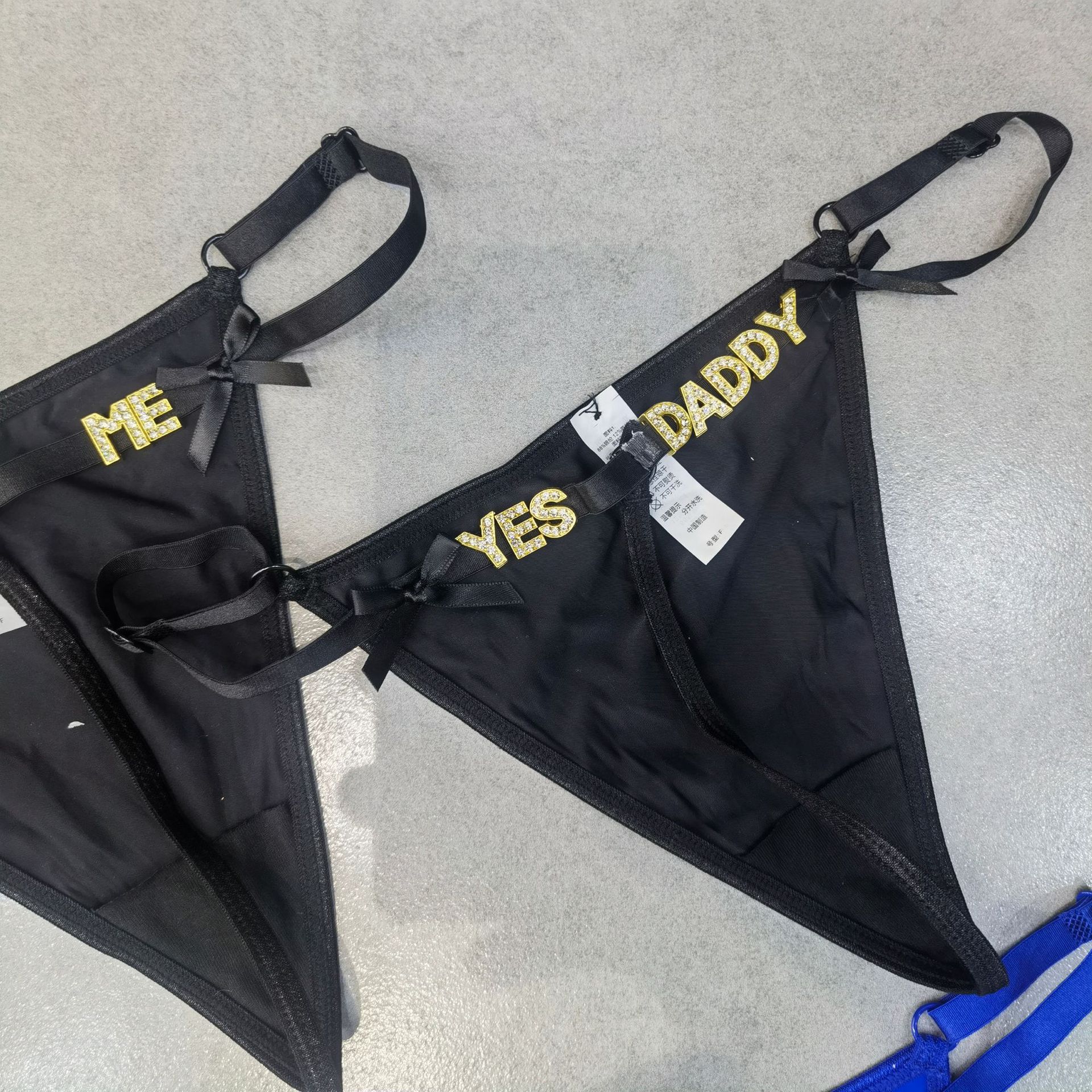 Black YES DADDY Gold