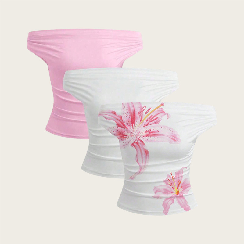 A pink three-piece set