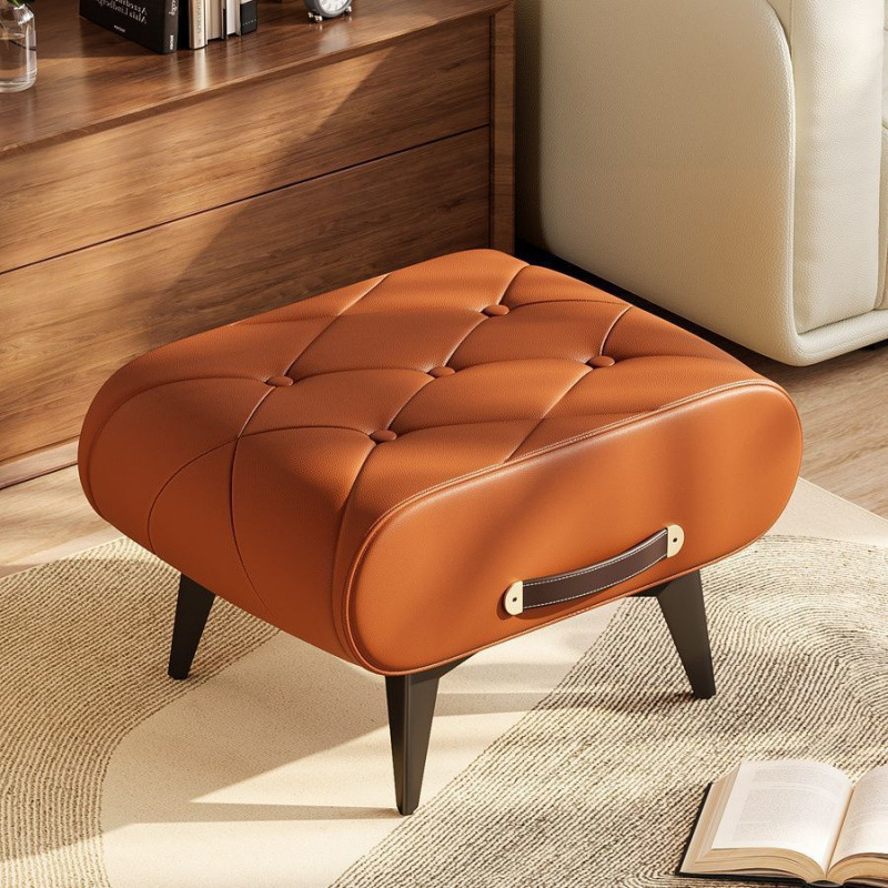 [upgraded portable model] leather surface-brown