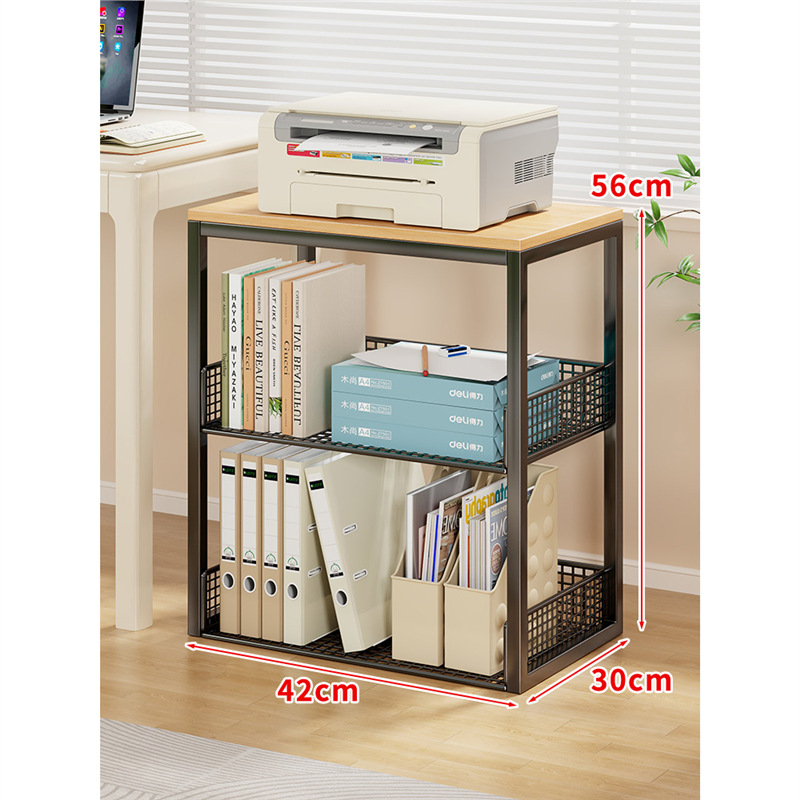 Black three-layer floor-standing model