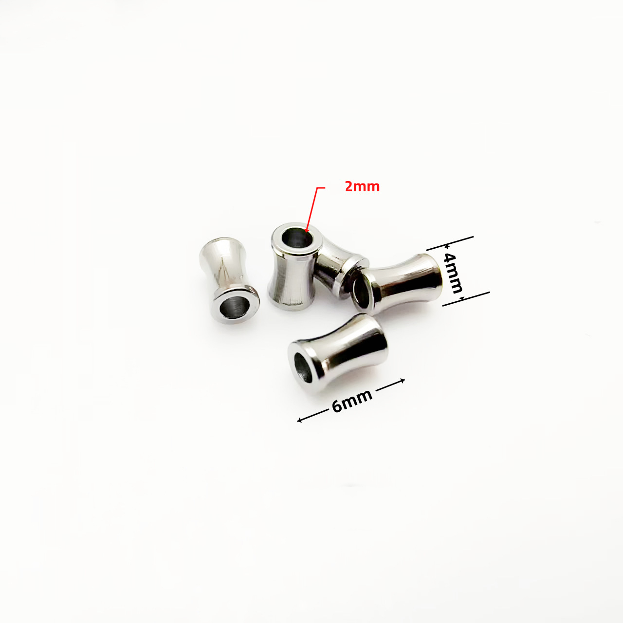 1:Stainless steel 4x 6mm hole 2mm