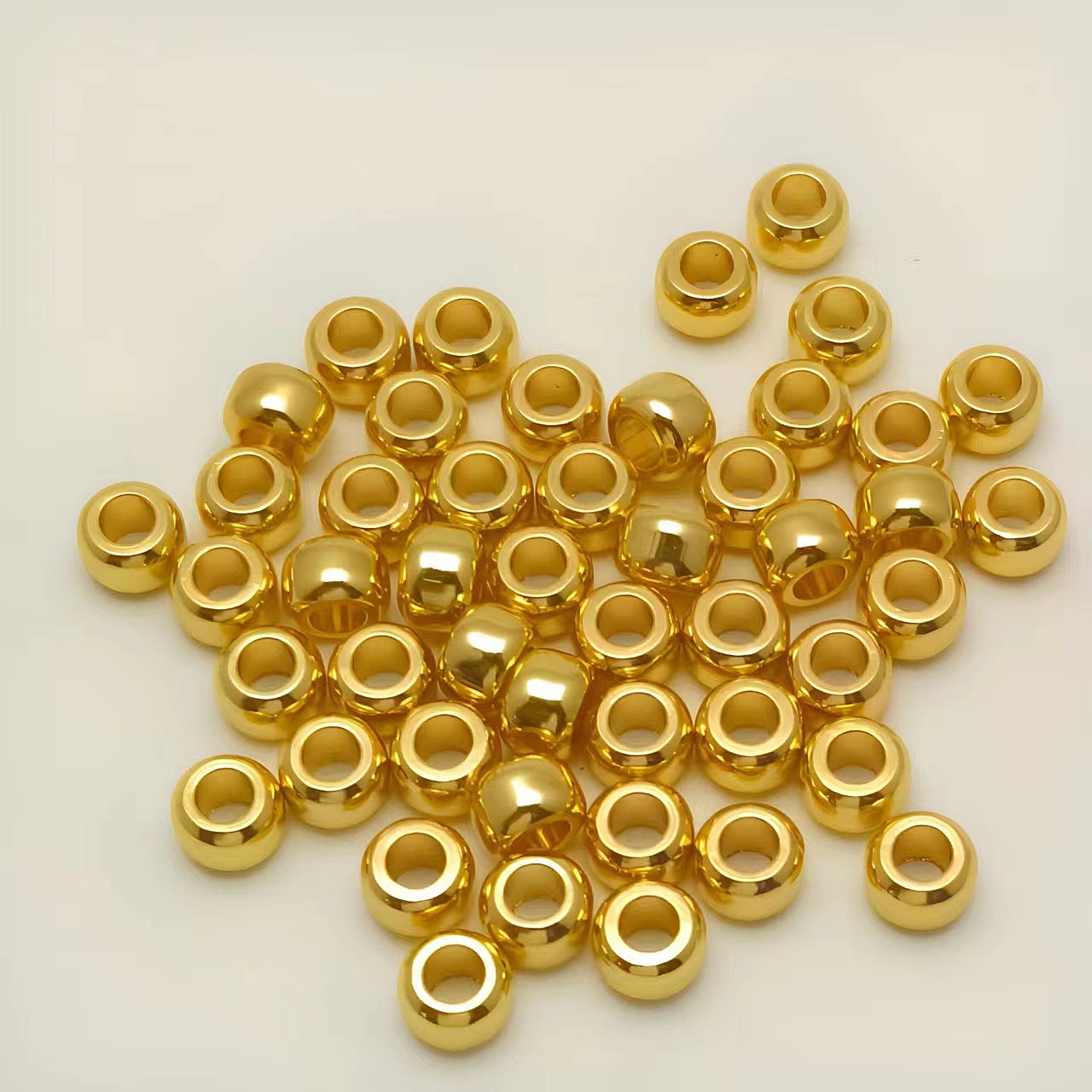 14K gold plated 3x 2mm hole 1.2mm