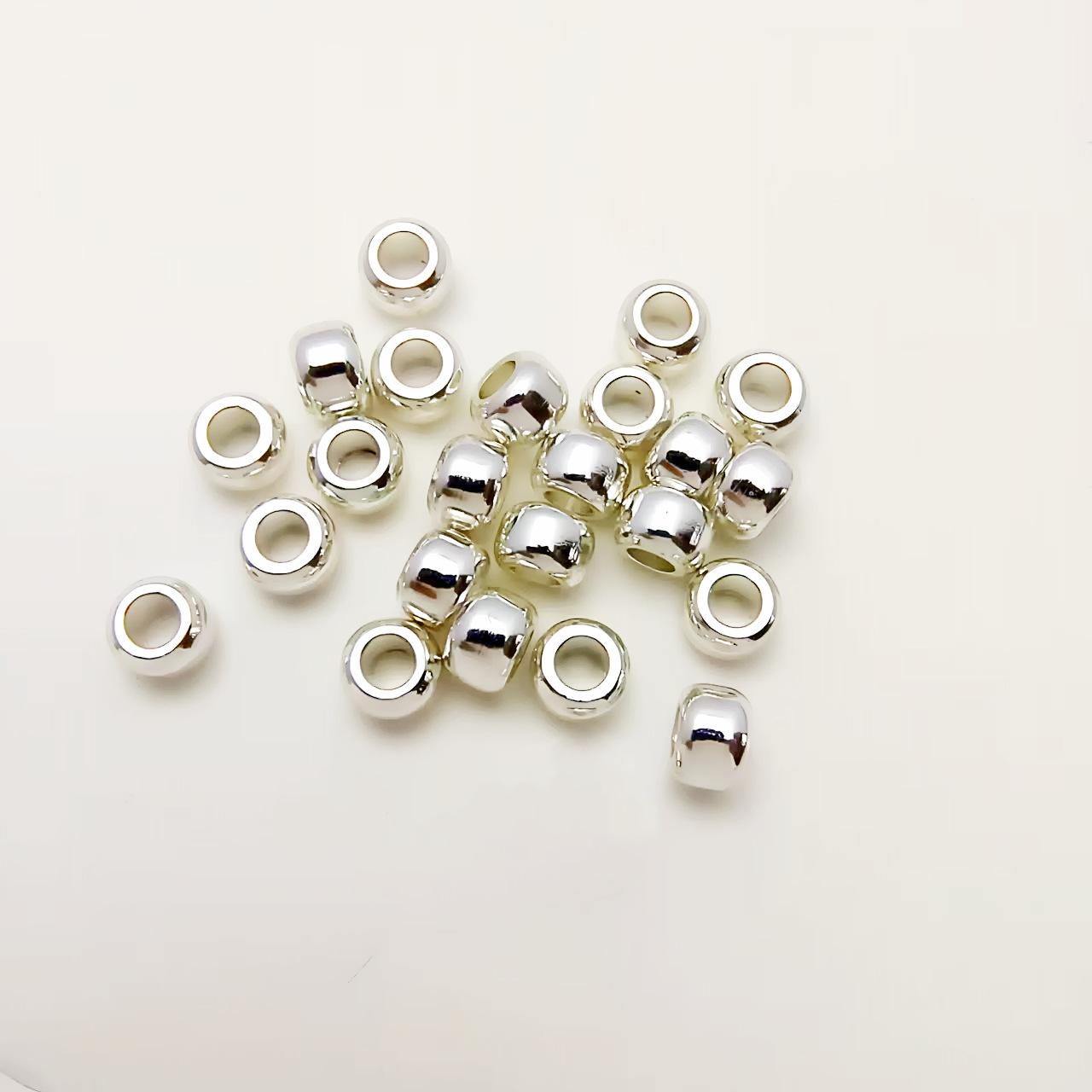 thick silver plating 3x 2mm hole 1.2mm