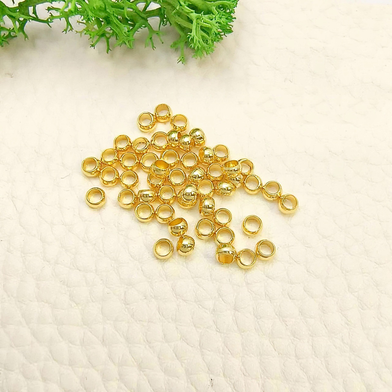 18K gold plated 1.5mm (hole 0.8mm)