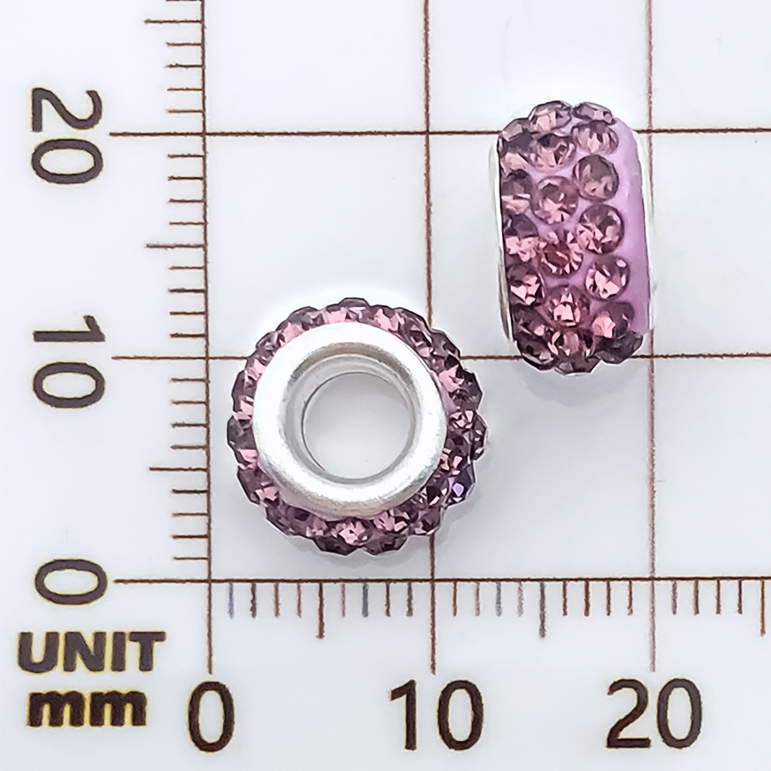 6:1 purple point drill large hole beads 11mm-aperture 4mm-0.9g-11553