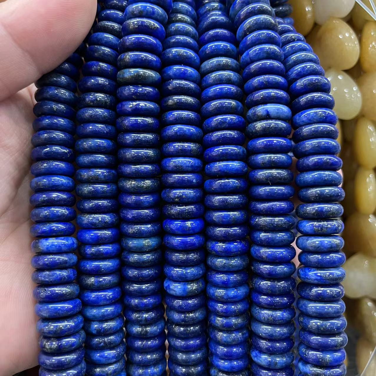 lapis lazuli 4x10mm (about 50 pieces)