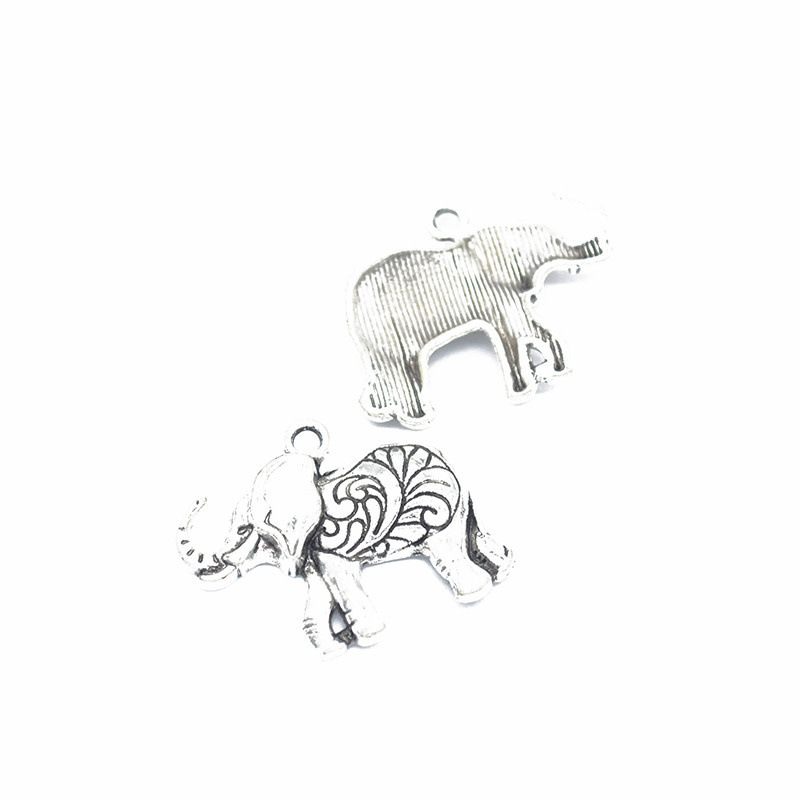 2 couleur argent antique