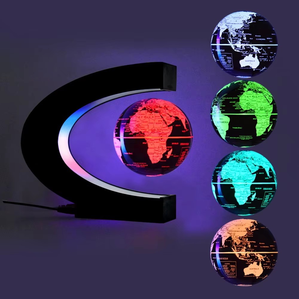 English black and white ball (the ball emits colored light)