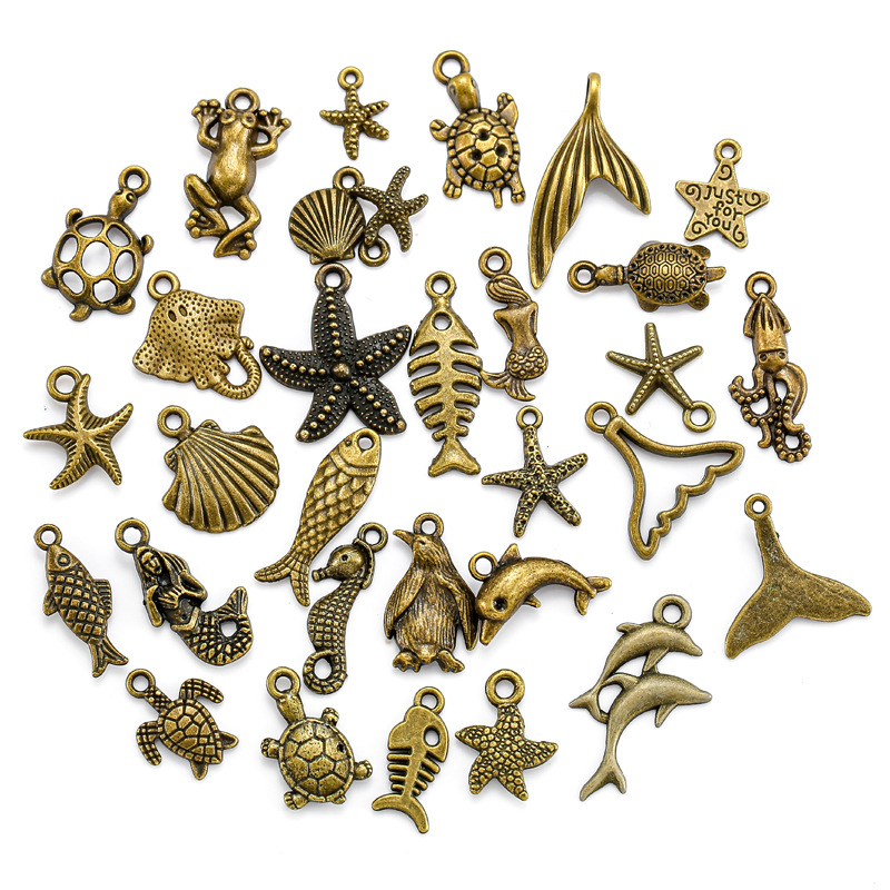 4:Ancient green mixed style 30 random pieces