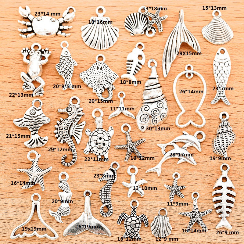 5:Ancient silver mixed style fixed 30 pieces/25g