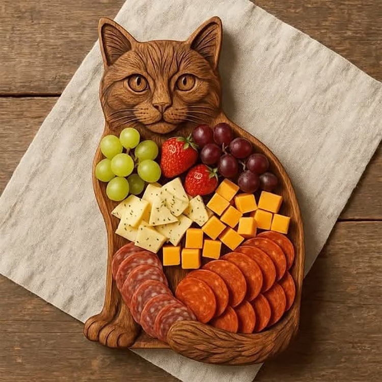 Cat fruit plate