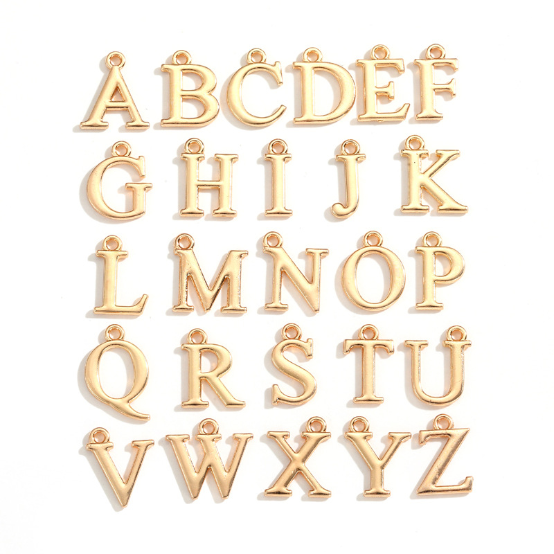 KC gold plated A set of A-Z