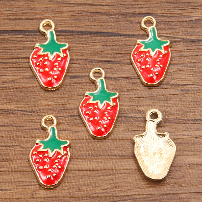 2:Red strawberry 11x21mm 0.8g