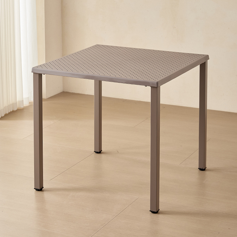 Gray square table [80 square table]