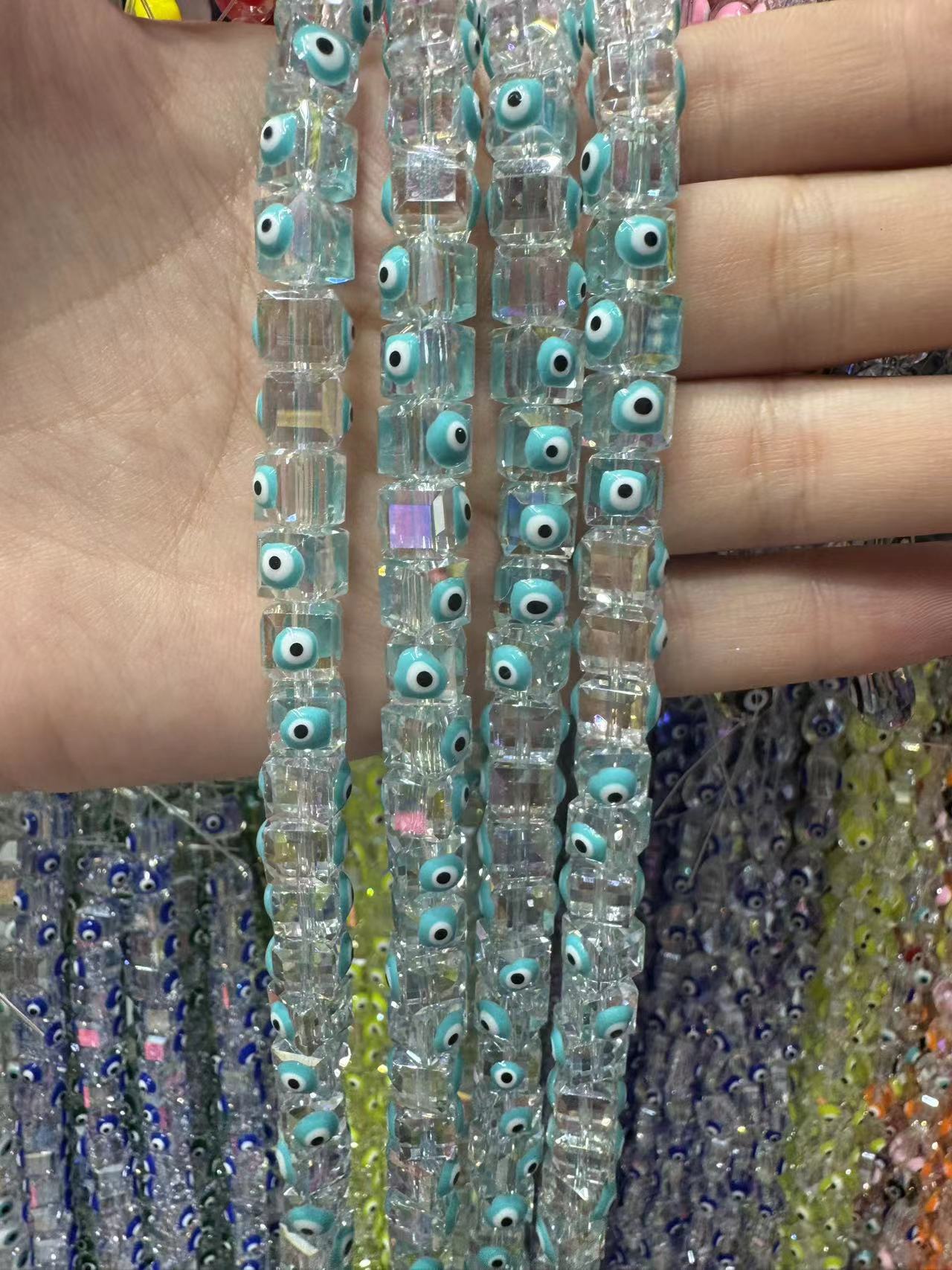 2:Aqua blue square eyes