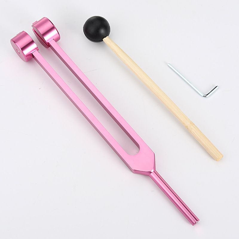 Pink tuning fork