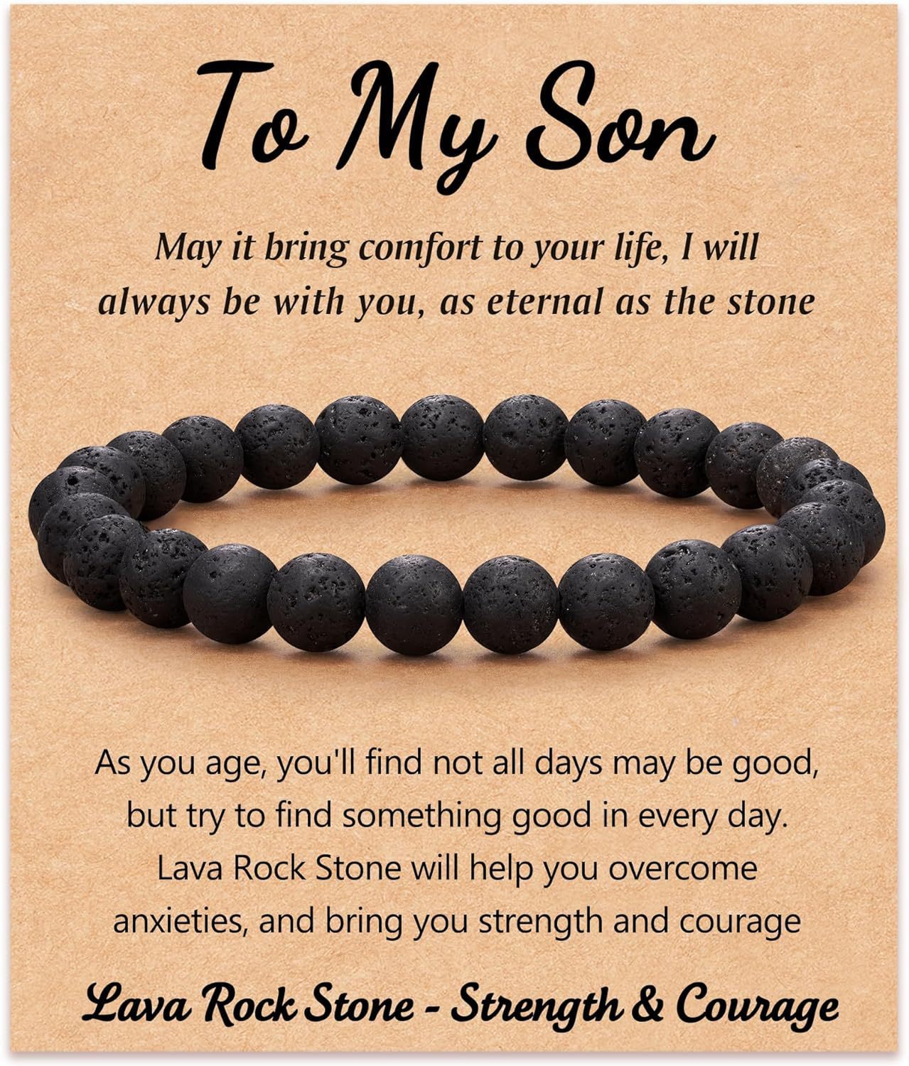 21:Volcanic Stone to my son Card