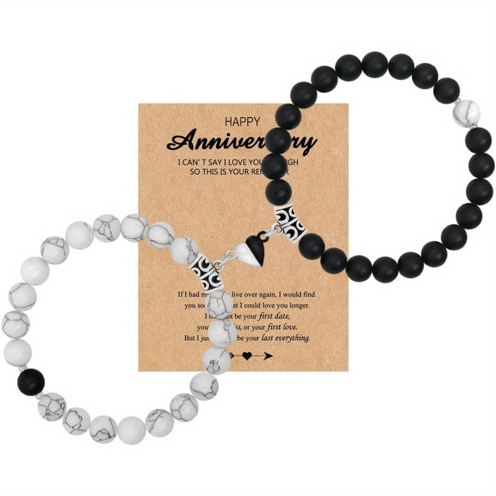 13 White Turquoise frosted black and white heart-A