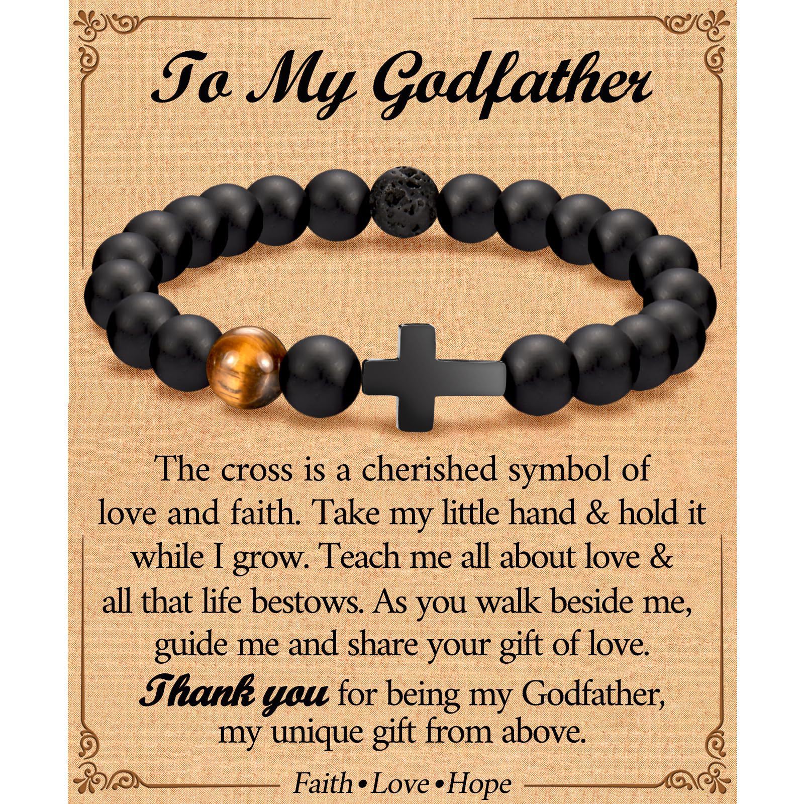 1:Bracelet To My Godfather Card
