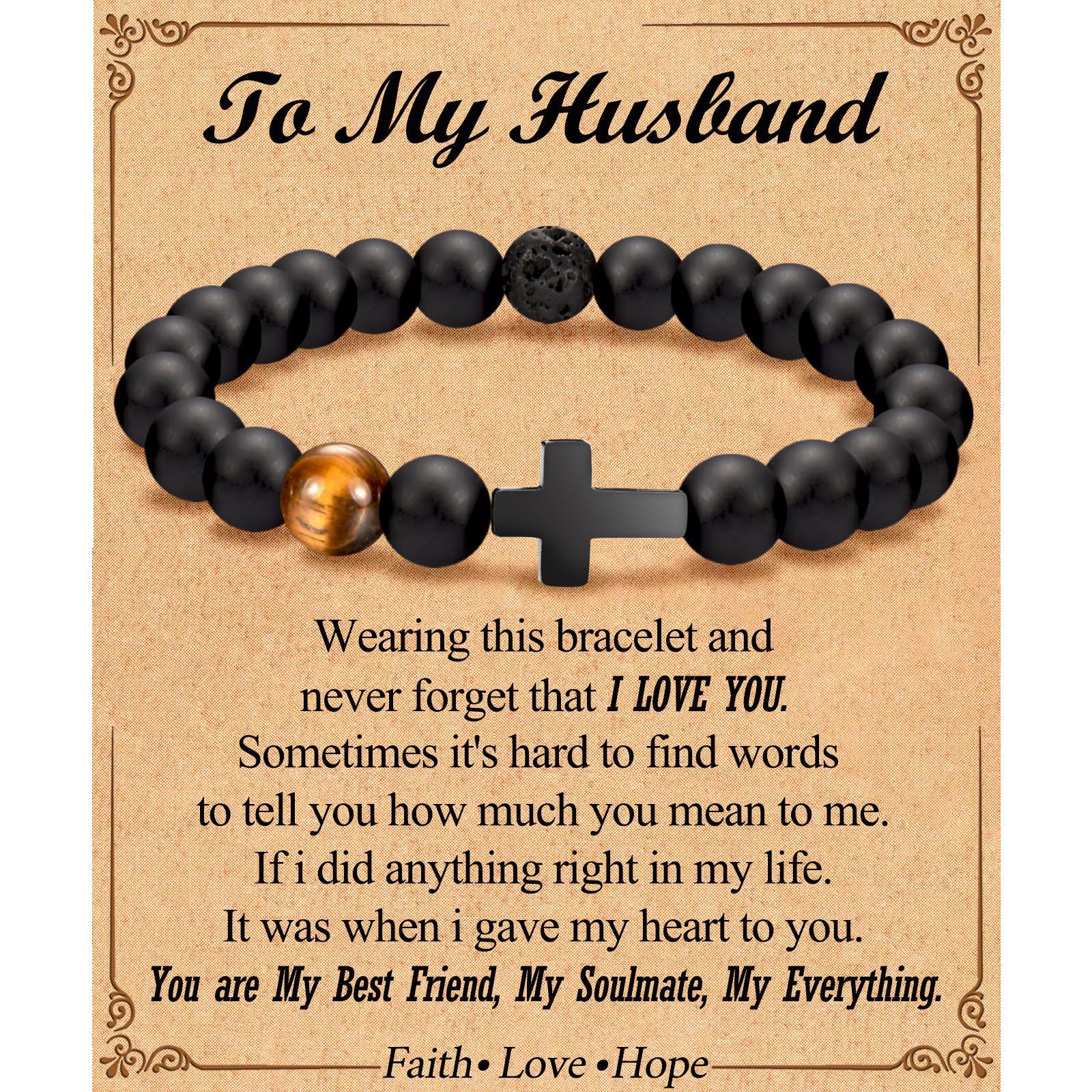 4:Bracelet To My Husband Card