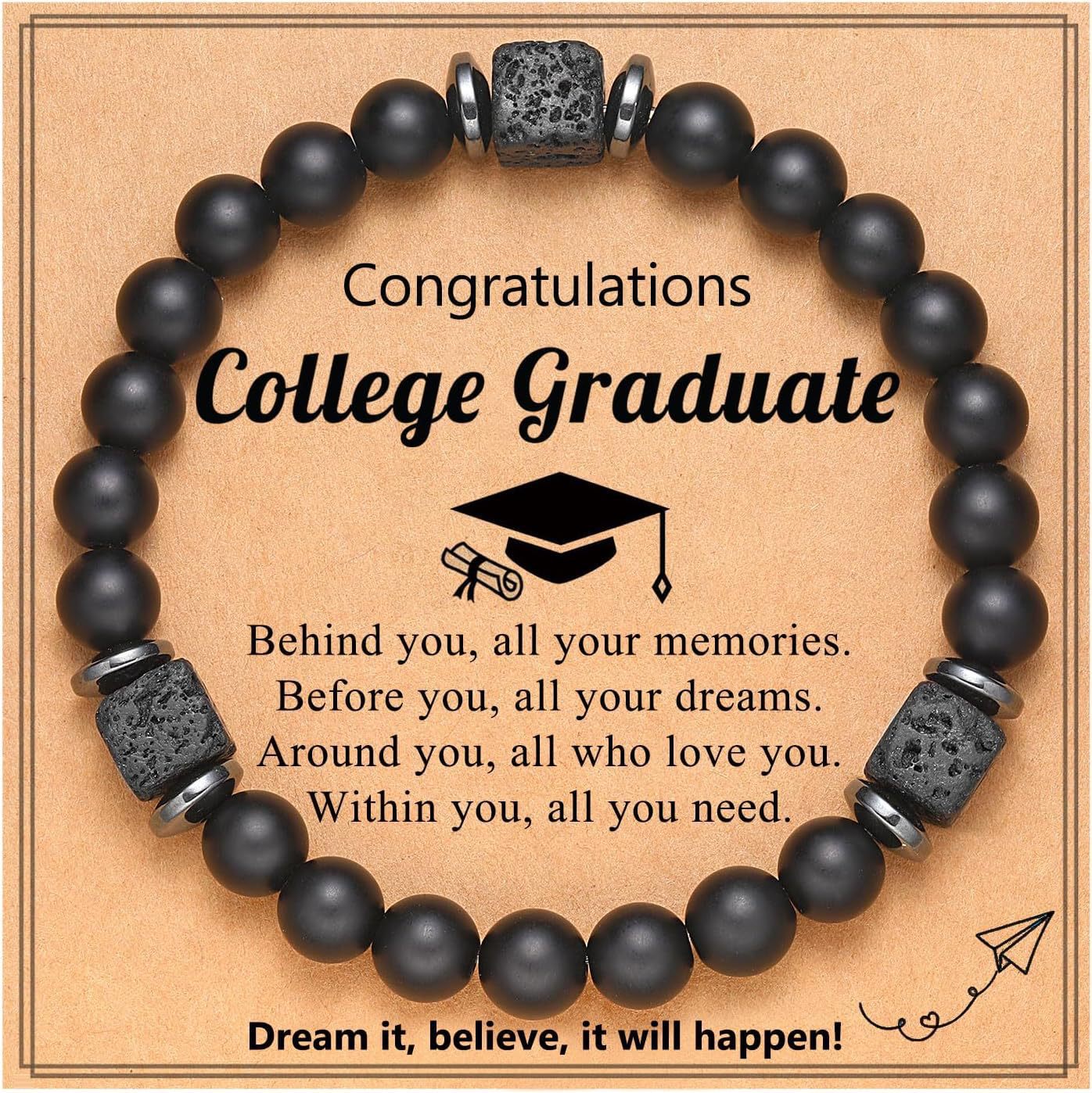32:Bracelet College Granduate card