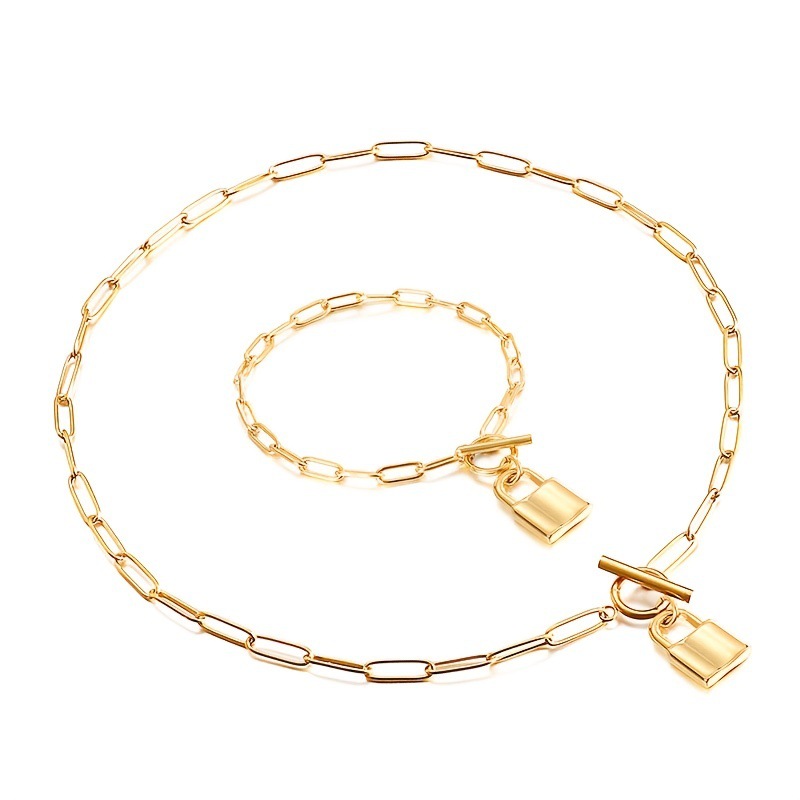 F bracelet and necklace