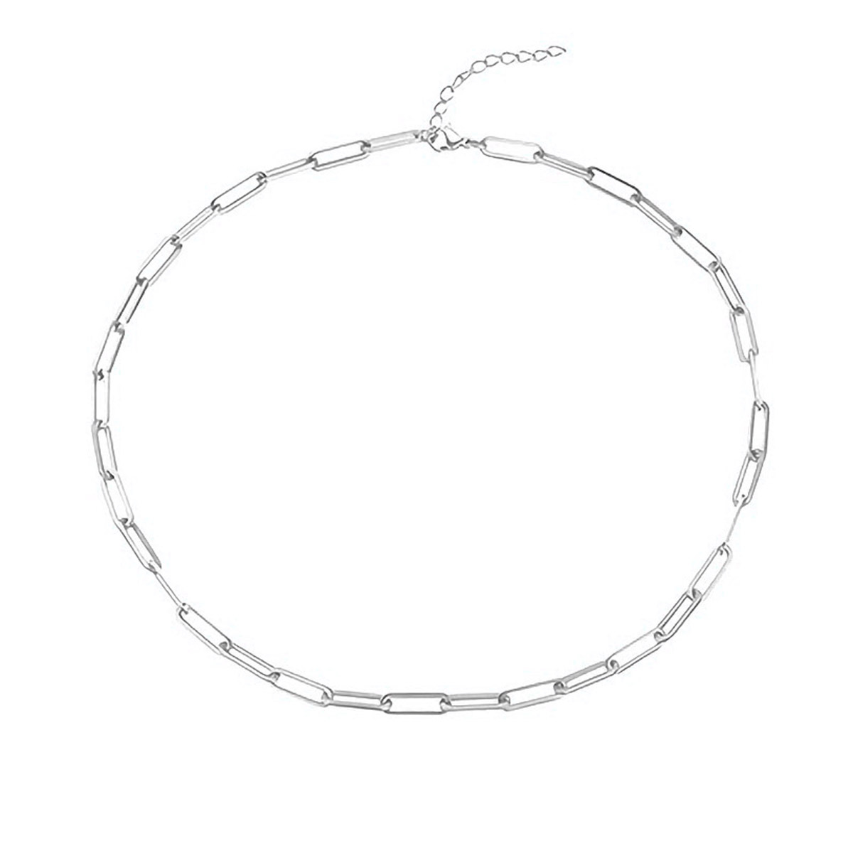 3:Steel color necklace