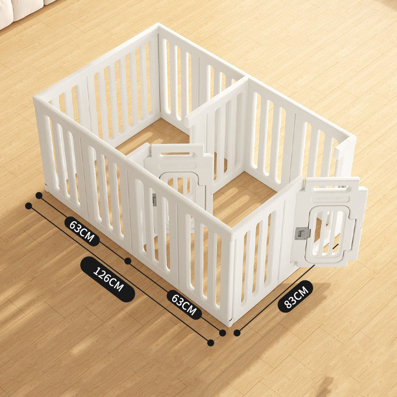 [One room and one bathroom 126x83x75CM] 11 small pieces  1 large piece  2 doors